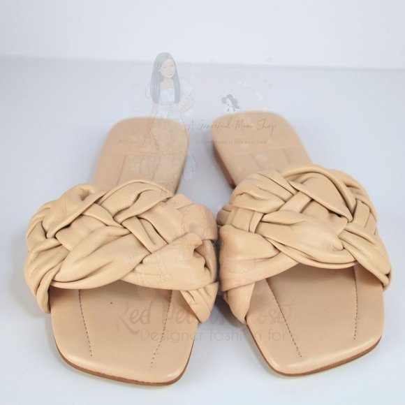 Marc Fisher Ltd. Women's Miyuki Woven Slide Sandals Light Pink Size 5 - Picture 2 of 12